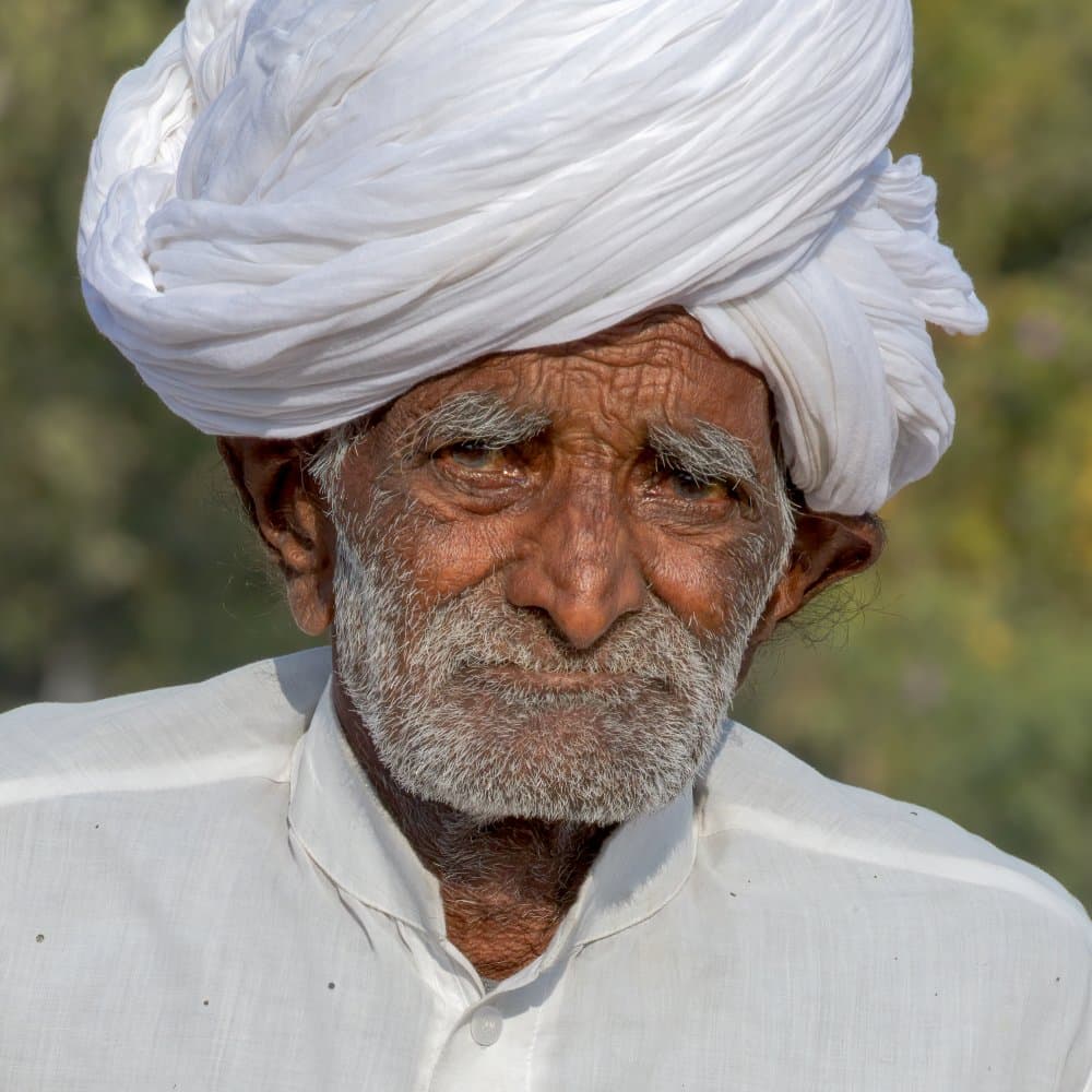 Wise Indian Elder by Ugur Erkmen — canvas wall art
