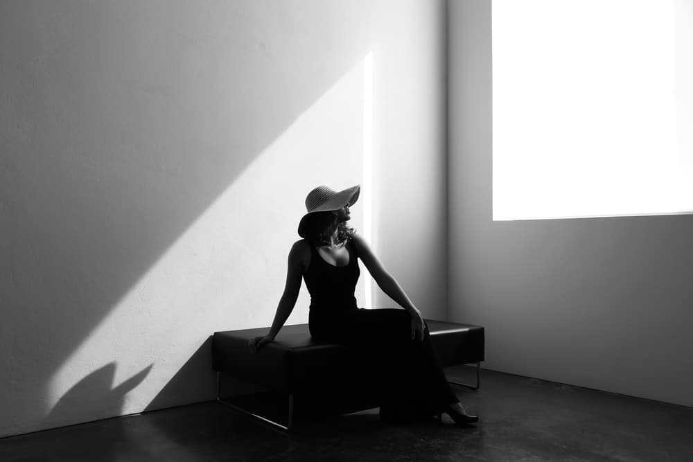 Elegant Woman Shadow by Paulo Medeiros — canvas wall art