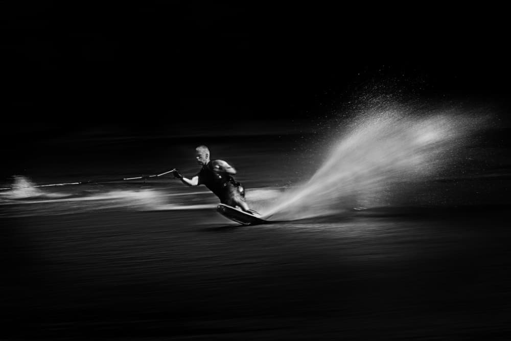 Dynamic Water Skiing by Rob Li — canvas wall art
