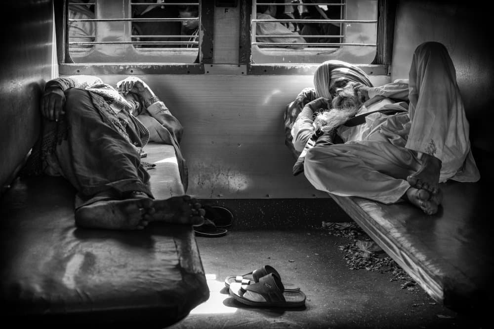 Weary Travelers Resting by Thomas Siegel — canvas wall art