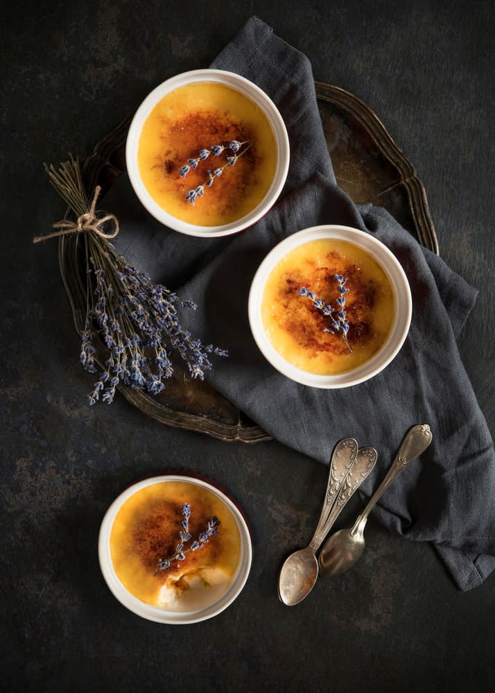 Sweet Lavender Crème Brûlée by Diana Popescu — canvas wall art