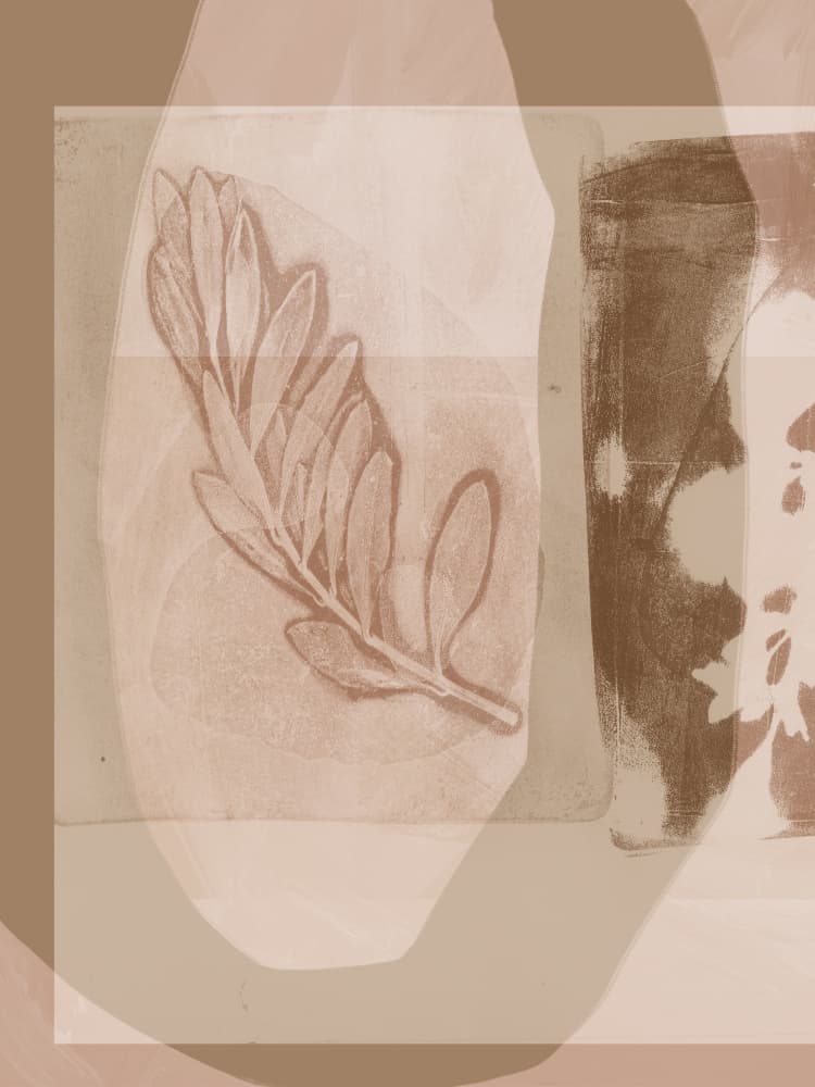 Earthy Olive Branch Still Life by Dina Dankers — canvas wall art