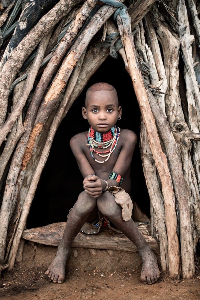 African Child Portrait by Trevor Cole — canvas wall art