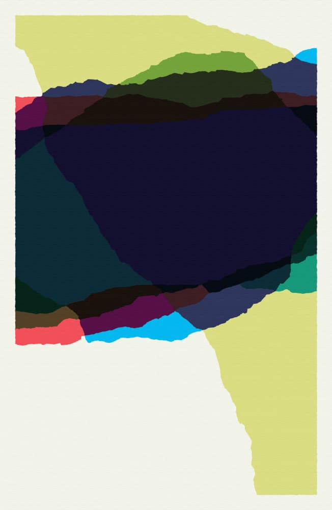 Abstract Color Layers by Rafa Mateo — canvas wall art