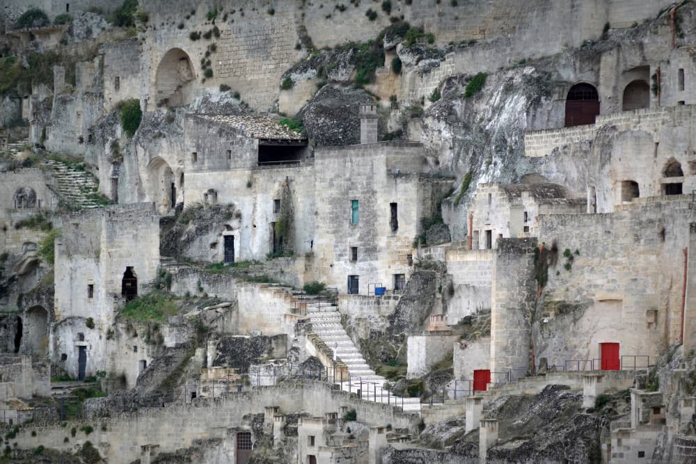 Ancient Matera City by Hans-Wolfgang Hawerkamp — canvas wall art