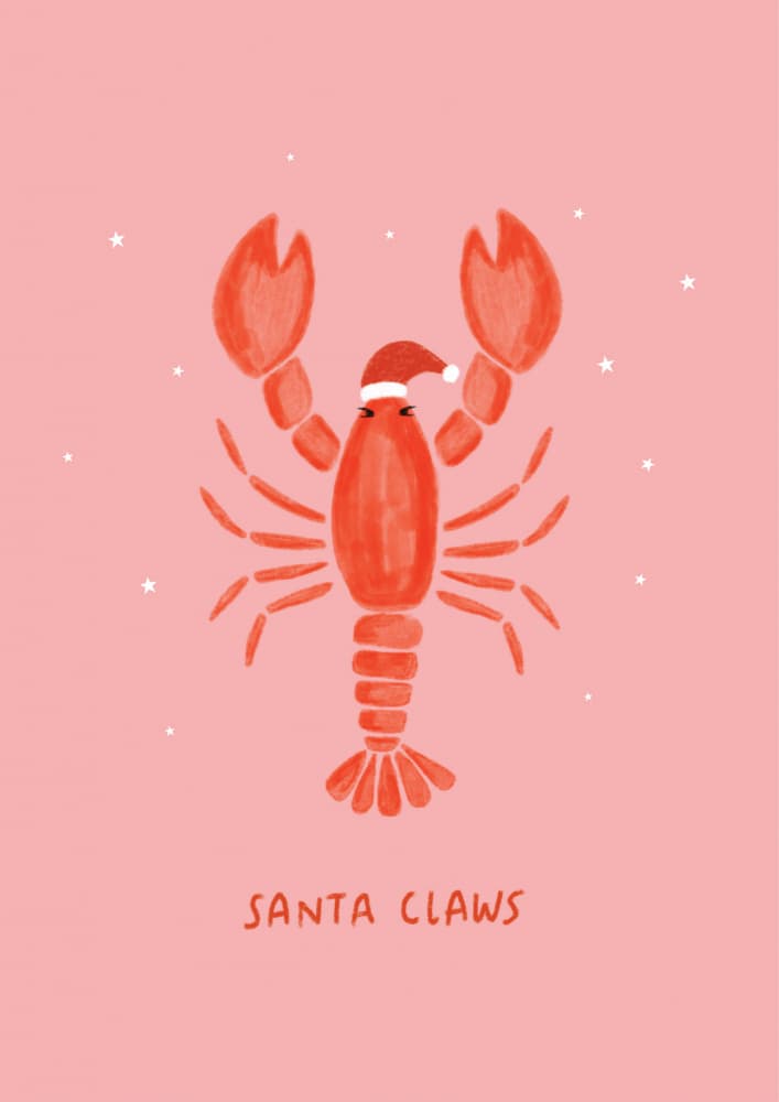Santa Claws by Aislinn Simmonds — canvas wall art