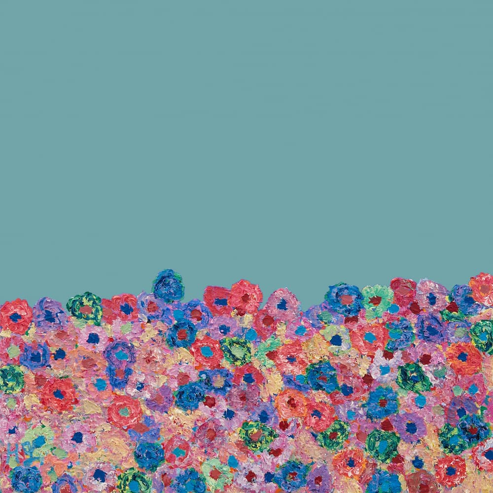 Vibrant Flower Field by Helen Joynson — canvas wall art