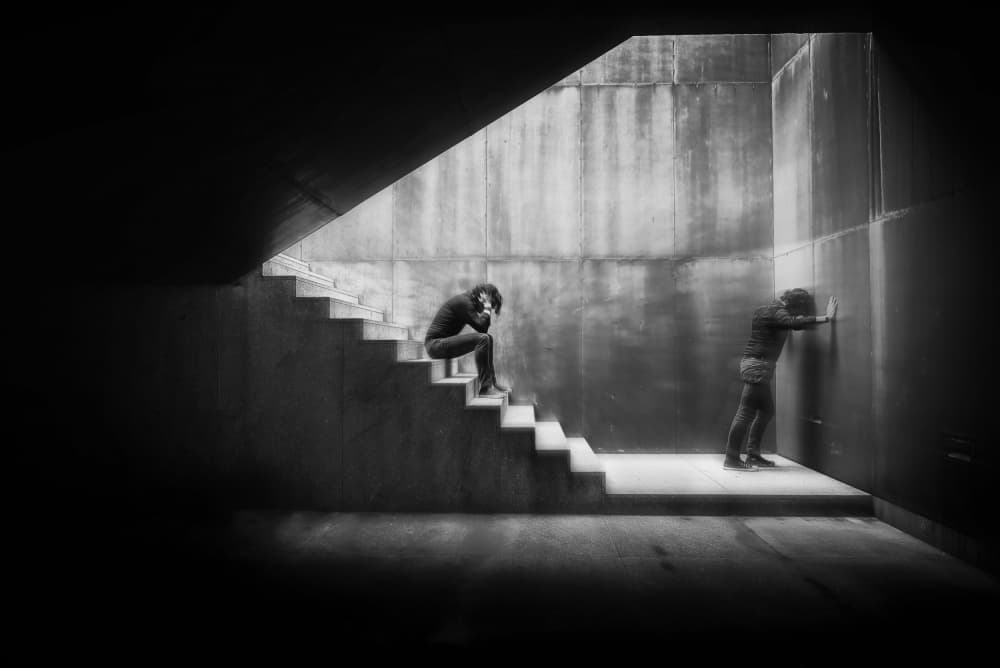 Shadowed Solitude by Jorge Pimenta — canvas wall art