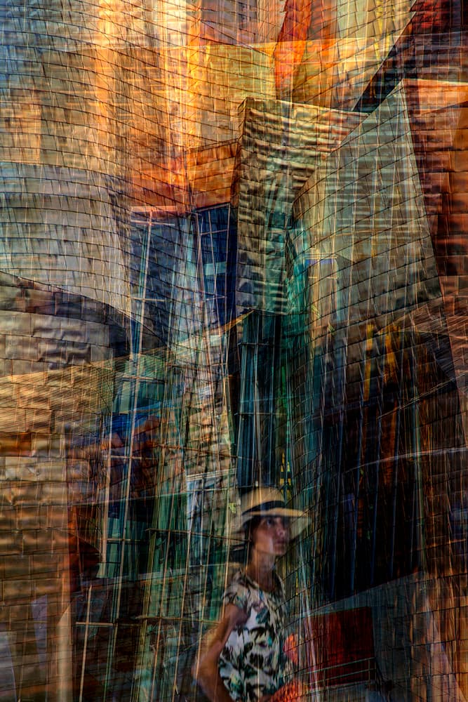 Woman Urban Abstraction by Massimo Della Latta — canvas wall art