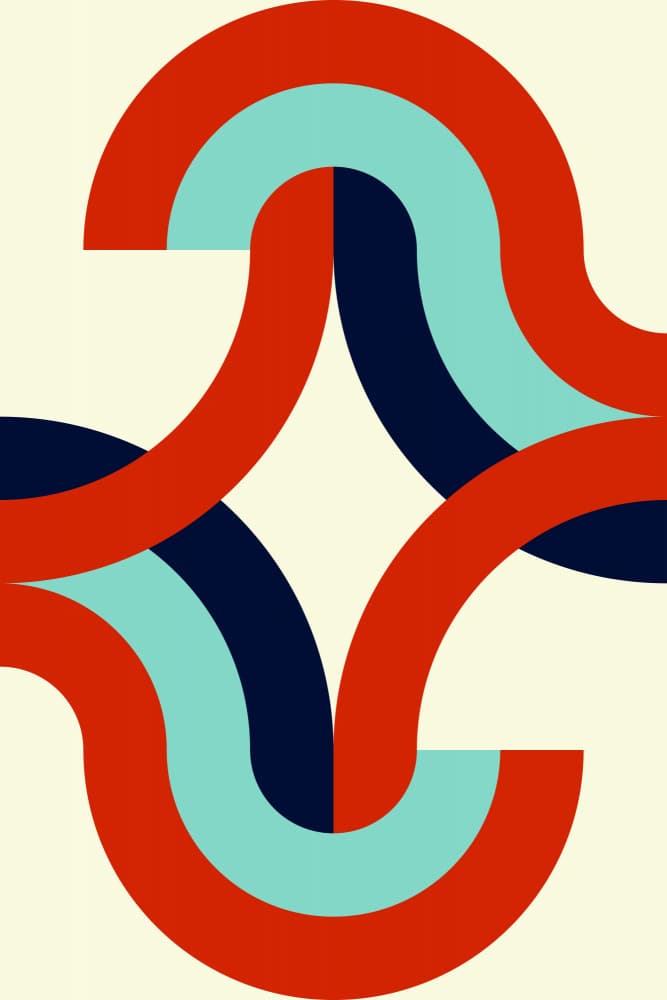 Dynamic Geometric Flow by Petr Strnad — canvas wall art