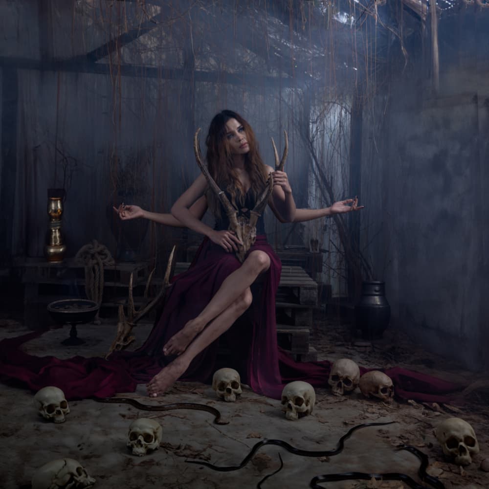 Dark Fantasy Goddess by Lisdiyanto Suhardjo — canvas wall art