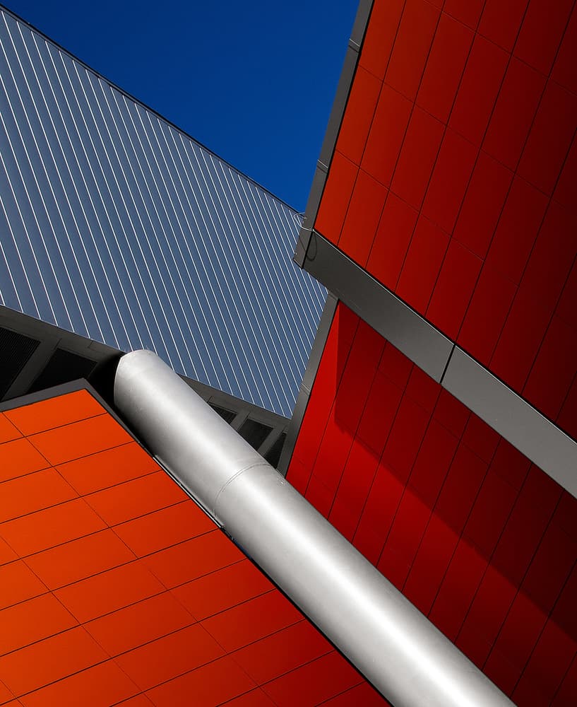 Modern Architectural Geometry by Tomasz Buczkowski ( Tomush ) — canvas wall art