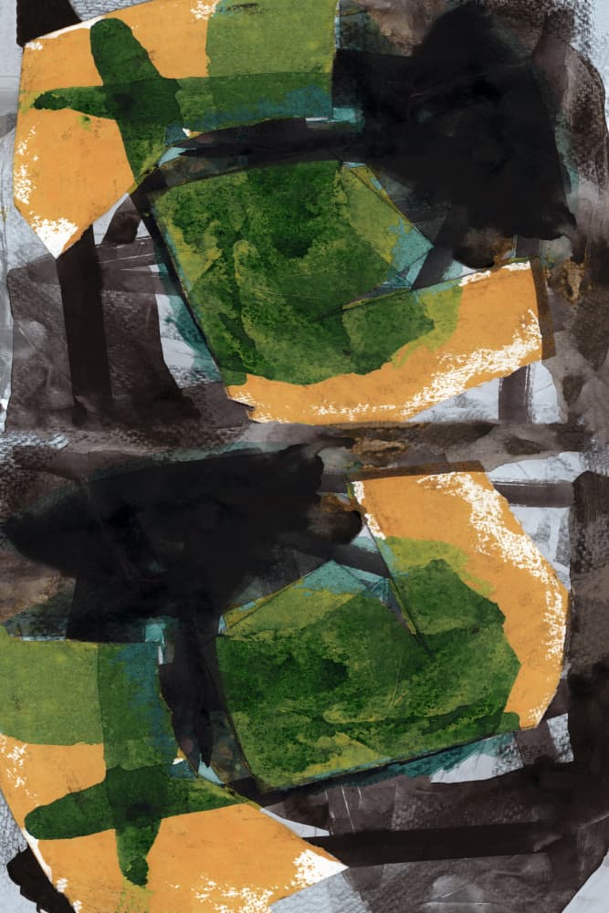 Bold Abstract Shapes by cartissi — canvas wall art