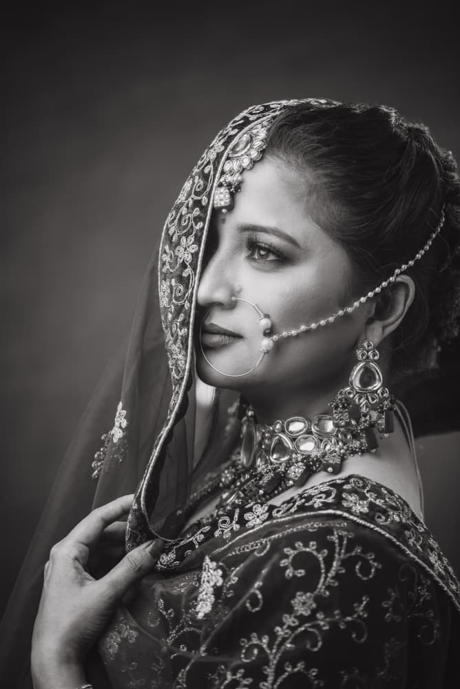 Traditional Bridal Beauty by Sumit Dhuper — canvas wall art