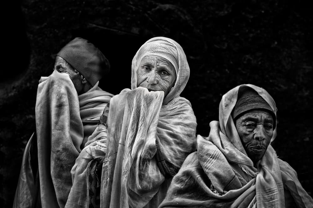 Pensive Elder Faces by Giovanni Cavalli — canvas wall art