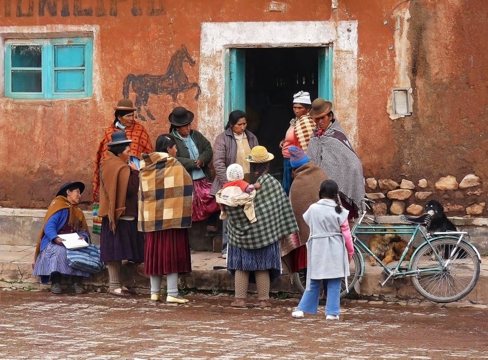Traditional Village Gathering by Giorgio Pizzocaro — canvas wall art
