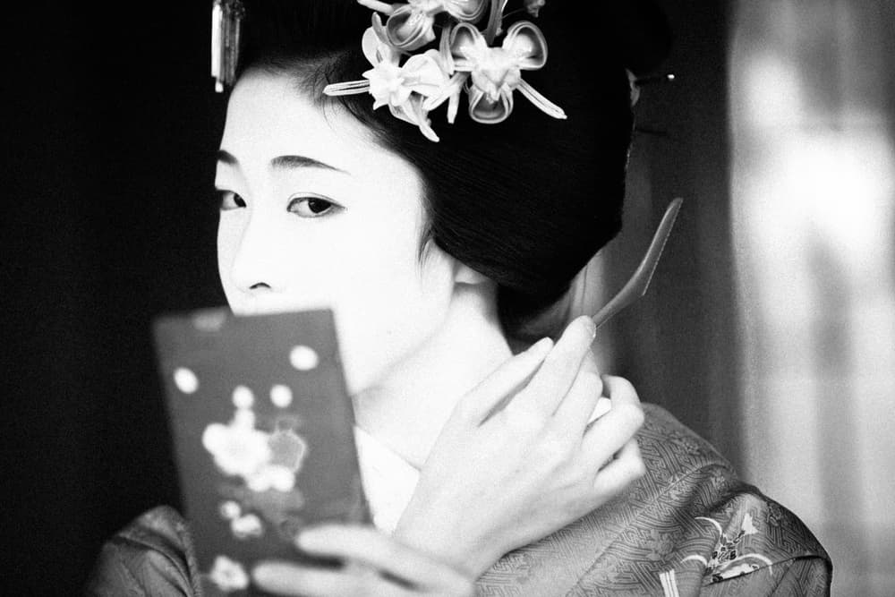 Geisha Beauty Reflection by TORU MATSUNAGA — canvas wall art