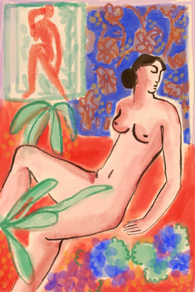 Garden muse by Treechild — canvas wall art