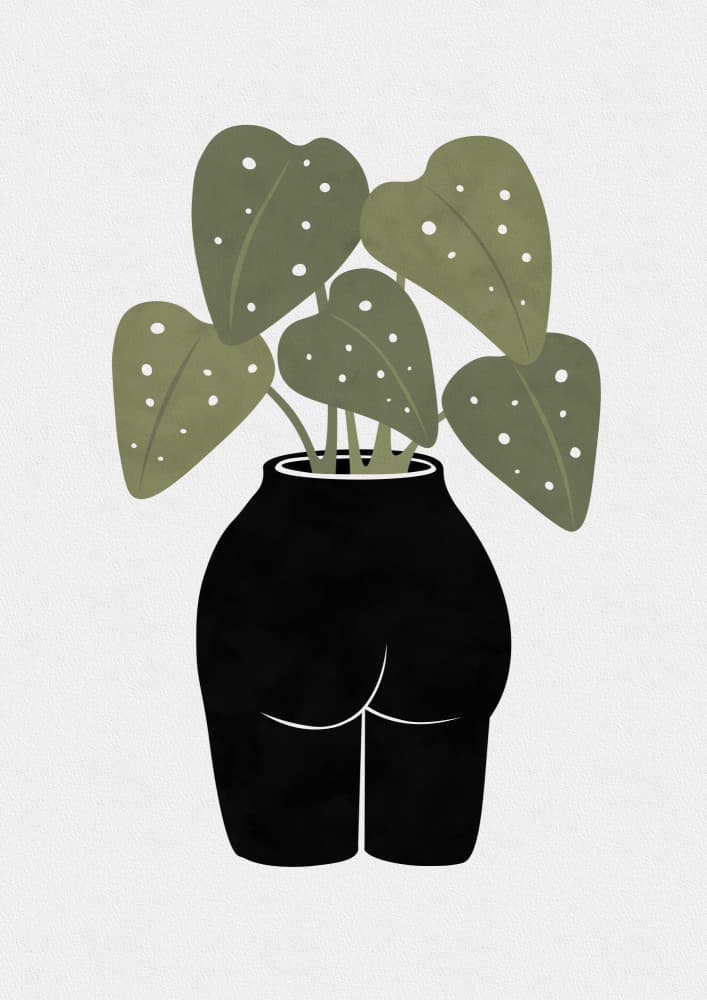 Botanical Body Pot by Orara Studio — canvas wall art
