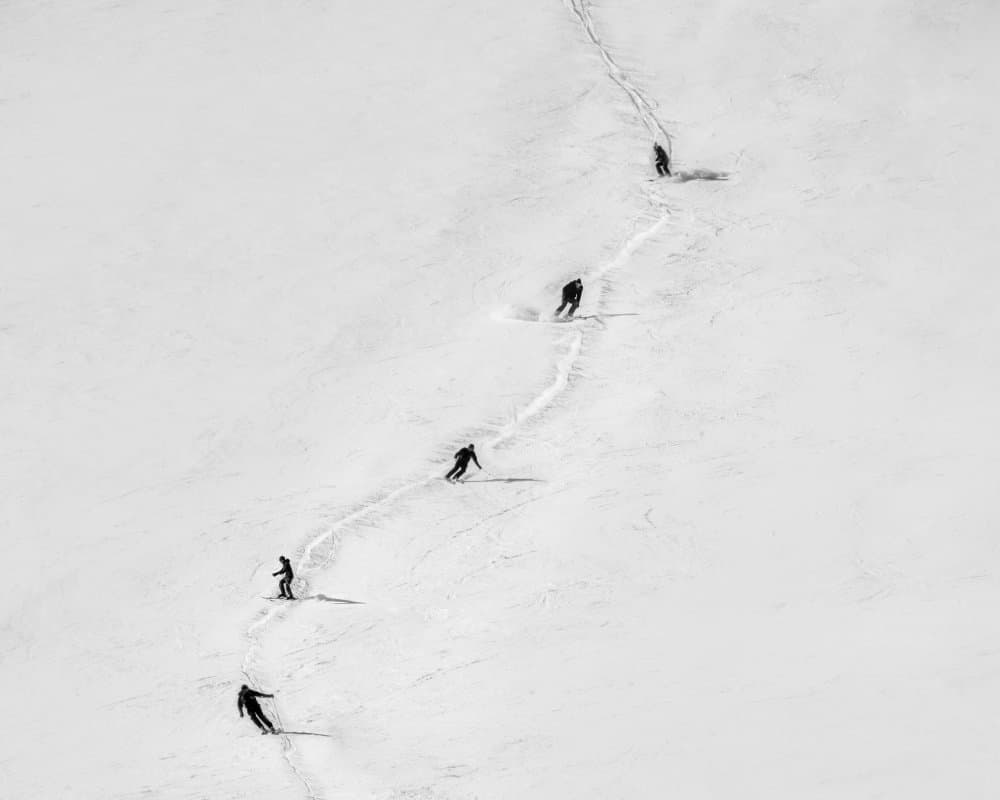 Alpine Ski Action by alizolghadri93 — canvas wall art