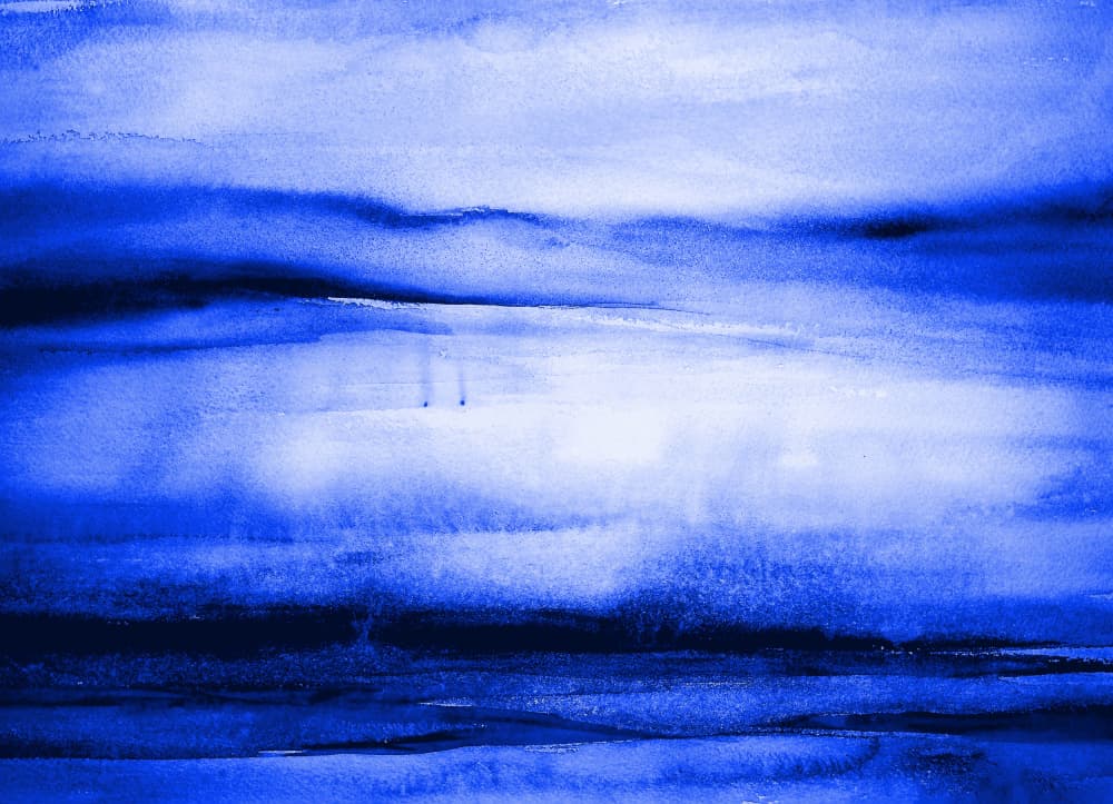 Deep Blue Horizon by RodMacIver — canvas wall art