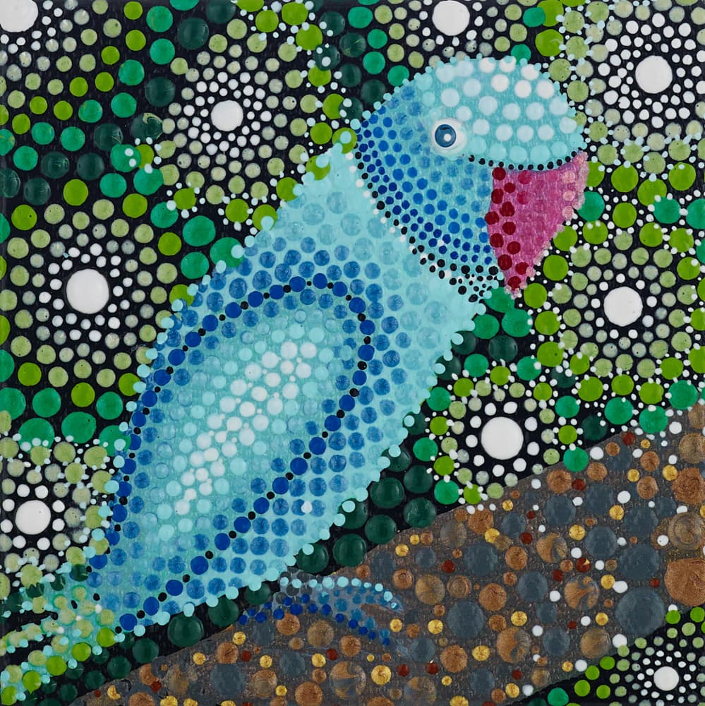 Jungle Parrot by Amy Diener — canvas wall art