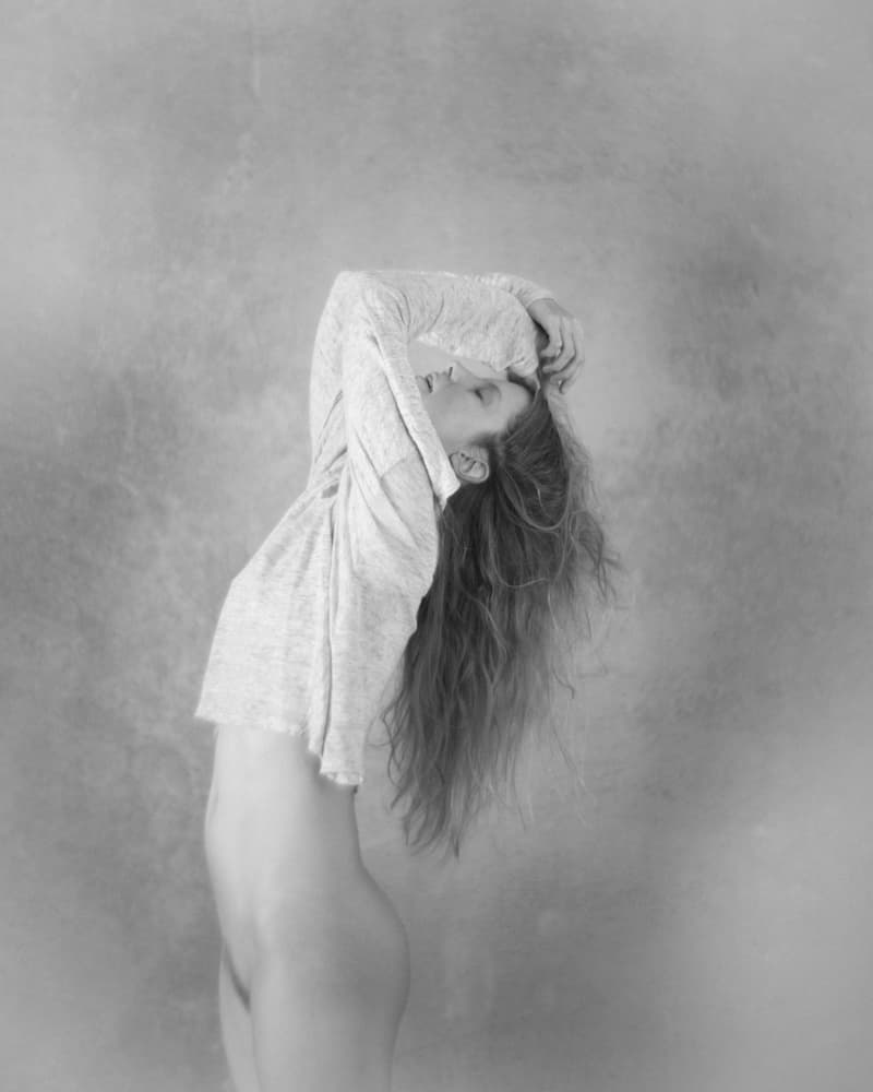 Pensive Feminine Form by Mel Brackstone — canvas wall art