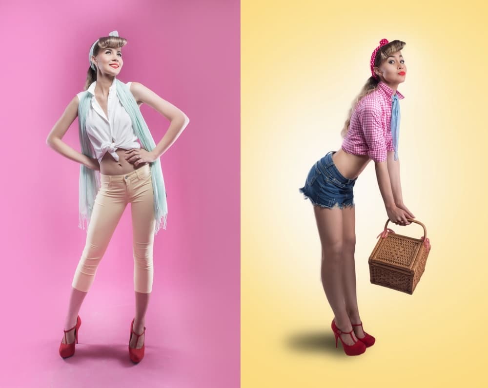 Retro Pinup Style by hardibudi — canvas wall art