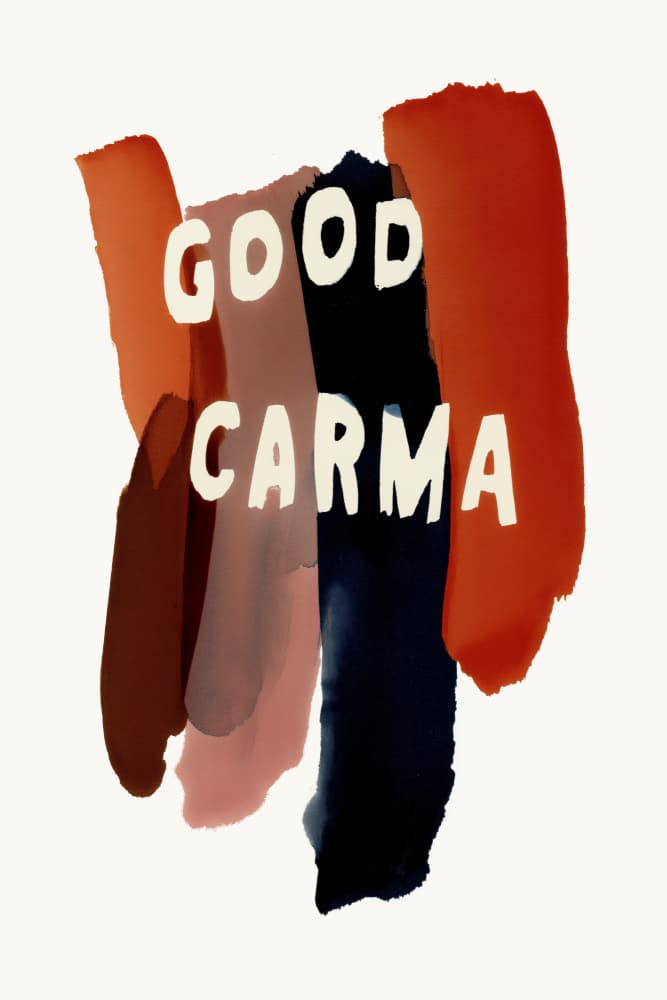 Good Carma Brushstrokes by Treechild — canvas wall art
