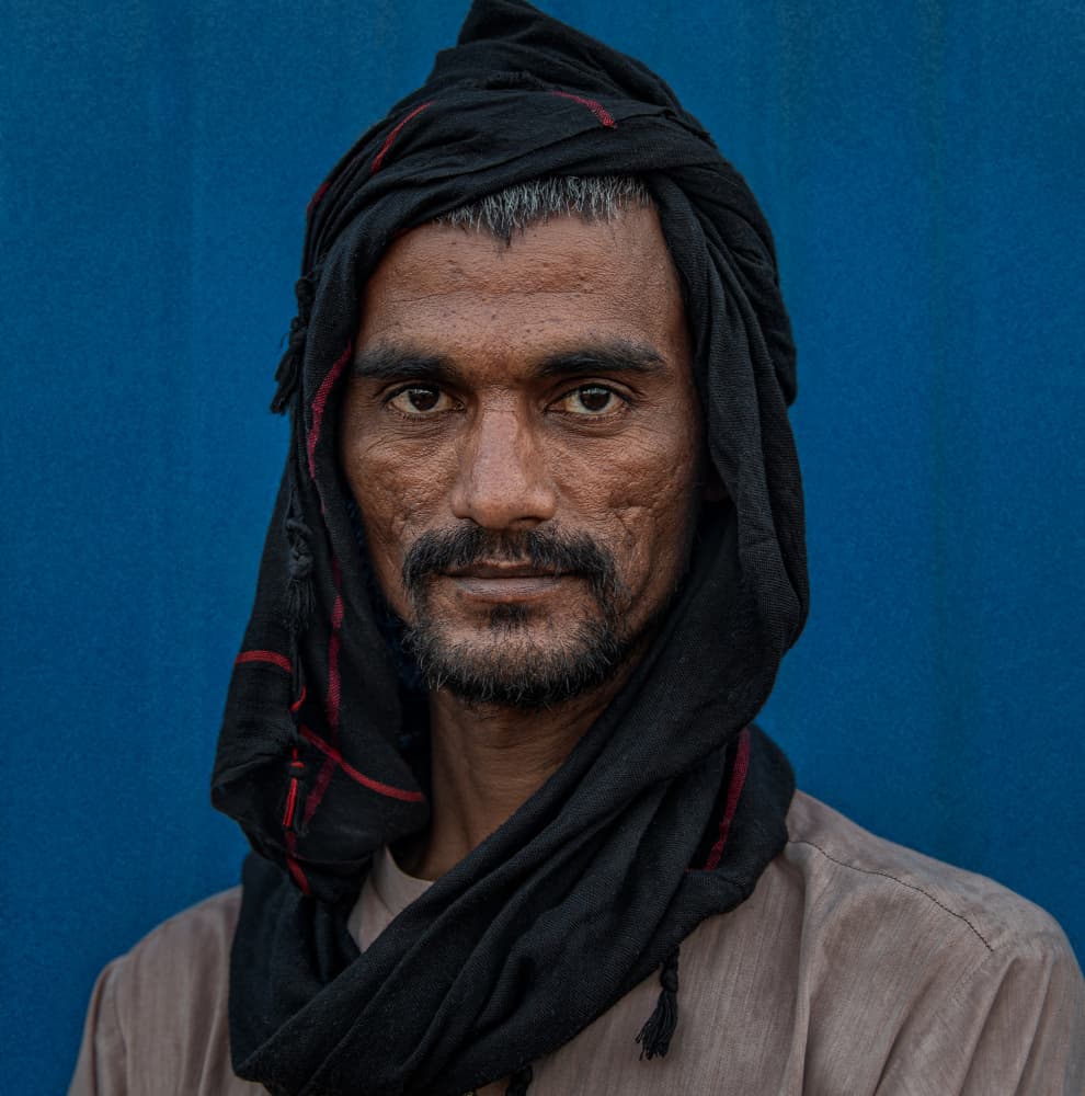 Man in Dark Turban by Joxe Inazio Kuesta Garmendia — canvas wall art