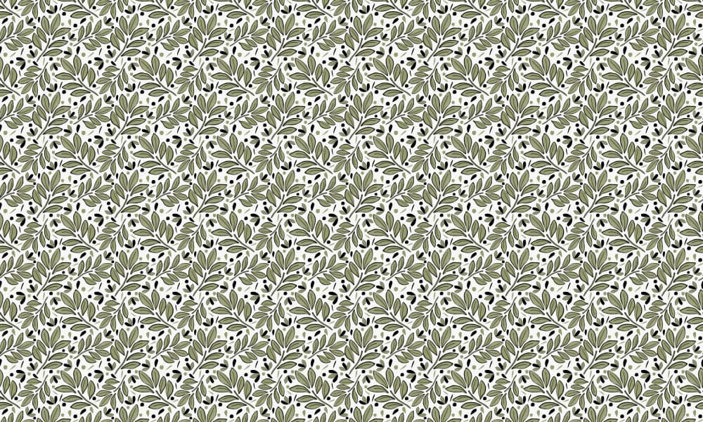 Organic Leaf Pattern by Michele Channell — canvas wall art