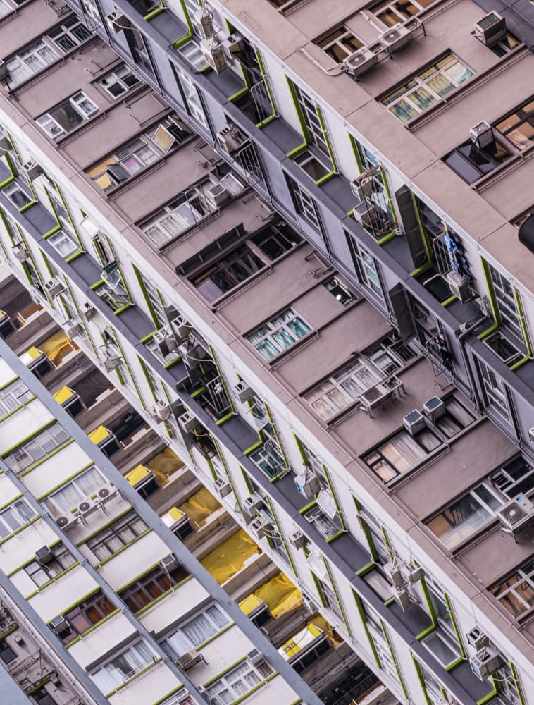 Urban Highrise Patterns by Erik Schottstaedt — canvas wall art
