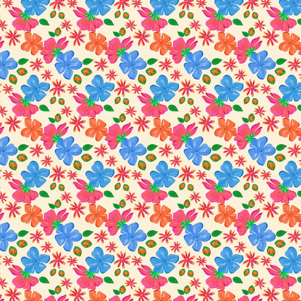 Colorful Summer Blooms by DePaulo — canvas wall art