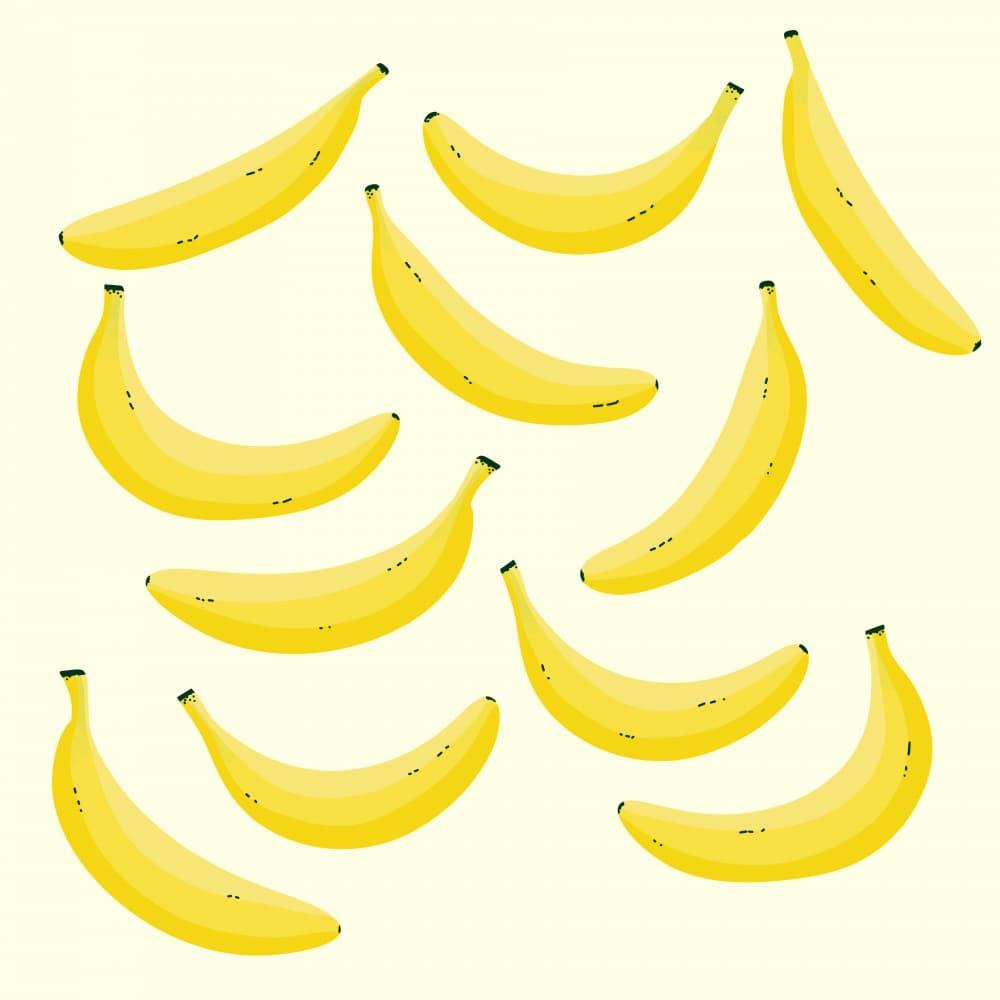 Fresh Yellow Bananas