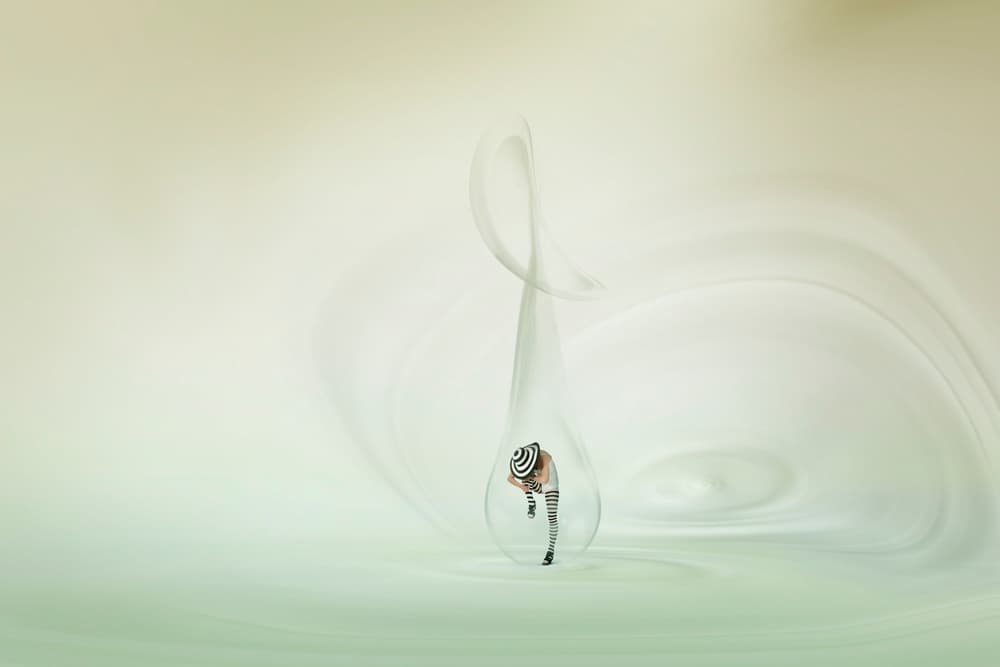 Whimsical Bubble Dancer by Christine von Diepenbroek — canvas wall art