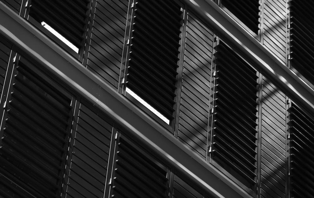Geometric Facade Detail by Greetje van Son — canvas wall art