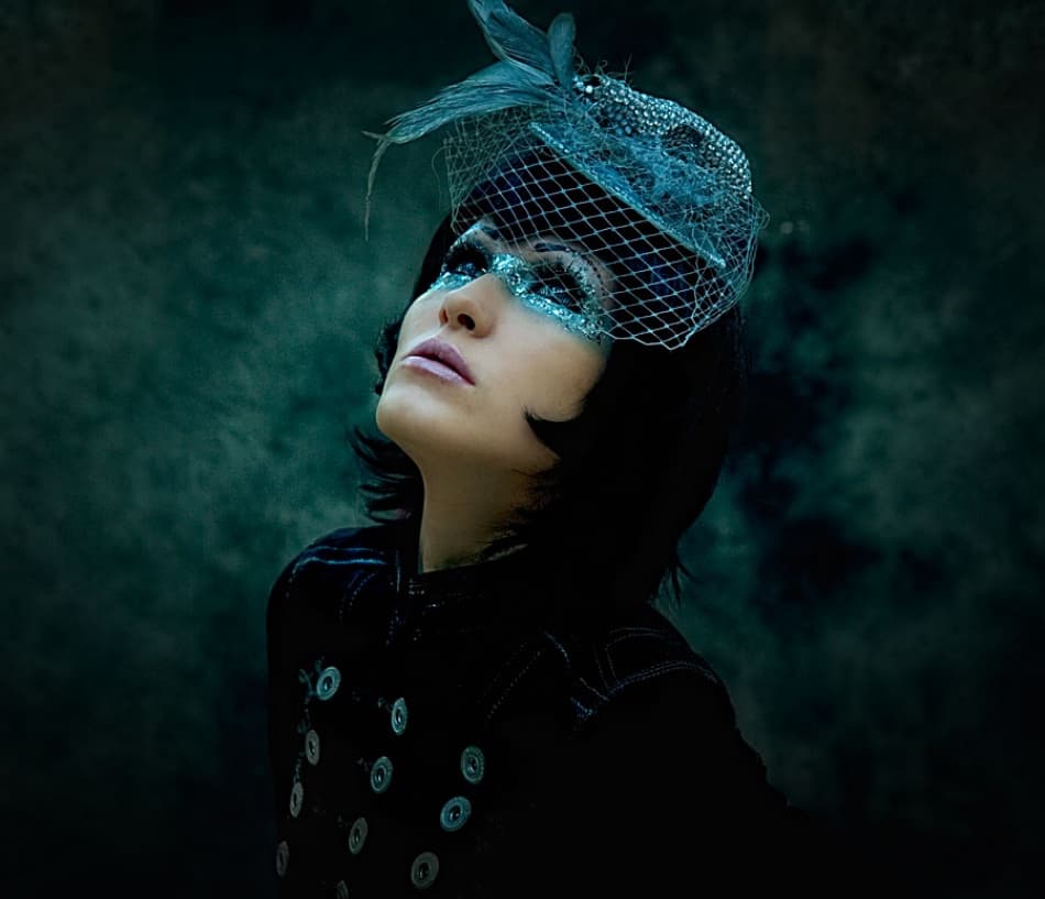 Mysterious Blue Glitter by kenp — canvas wall art