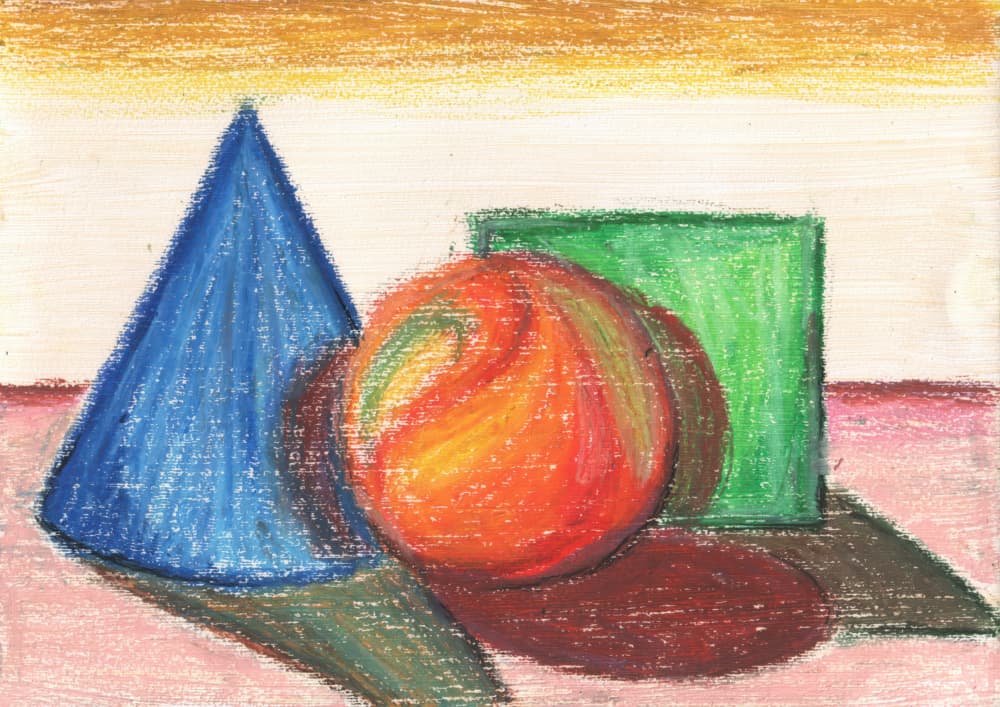 Geometric Still Life Study by Kulik — canvas wall art