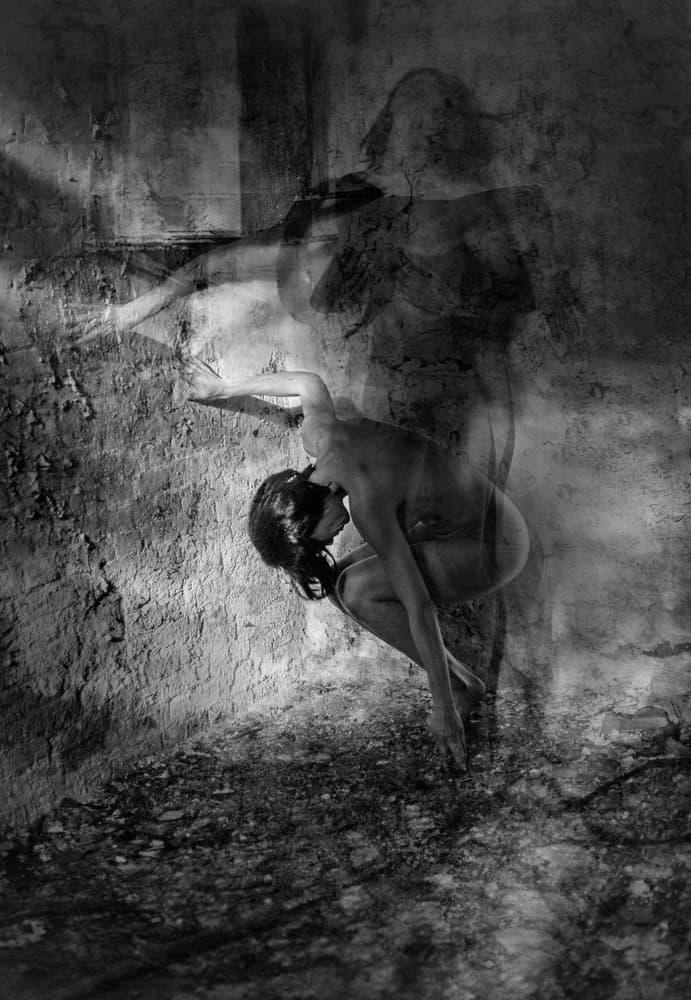 Dark Nude Spirit by Colin Dixon — canvas wall art