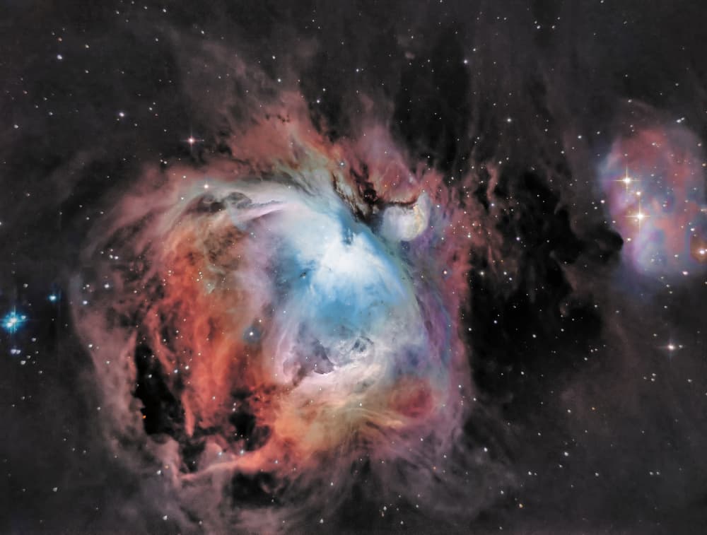 Vibrant Orion Nebula by TaranSohal — canvas wall art