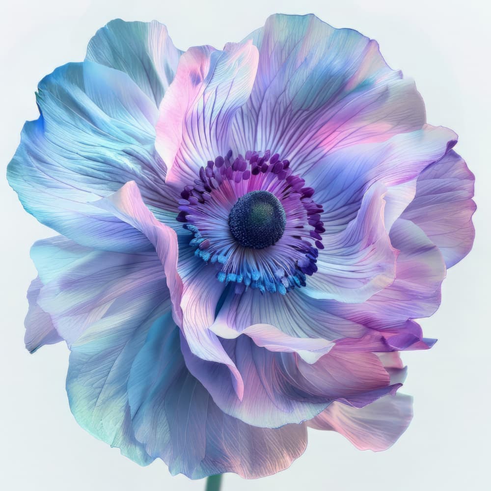 Ethereal Pastel Bloom by Bilge Paksoylu — canvas wall art