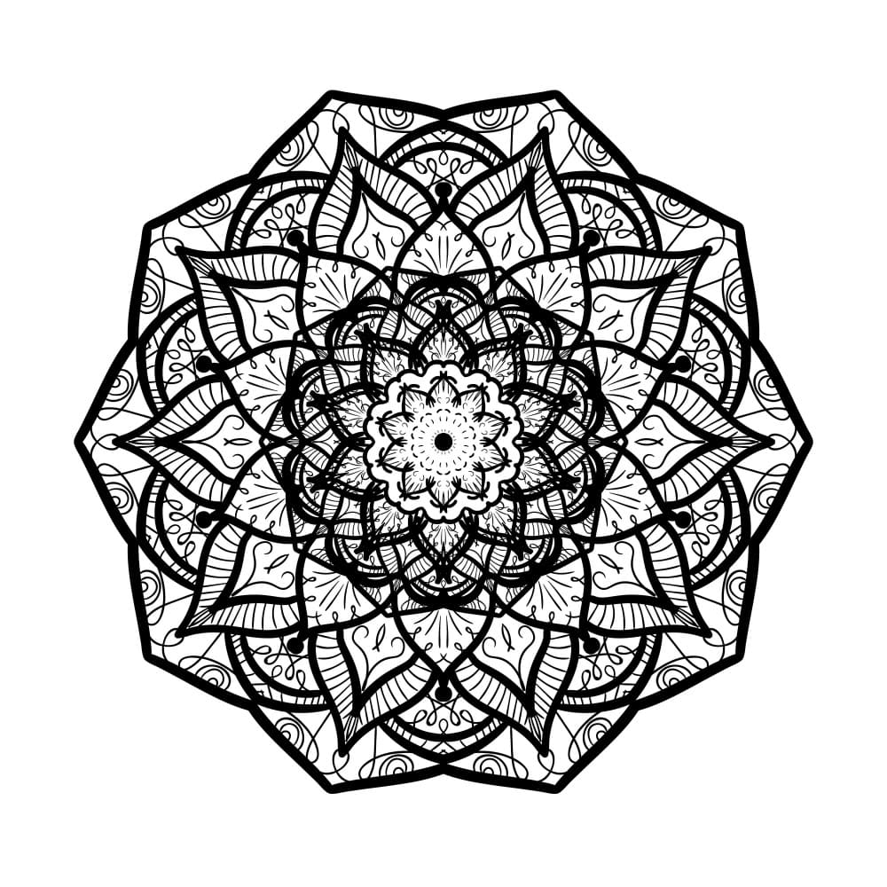 Spiritual Mandala Design by Marika Barsrsind β canvas wall art