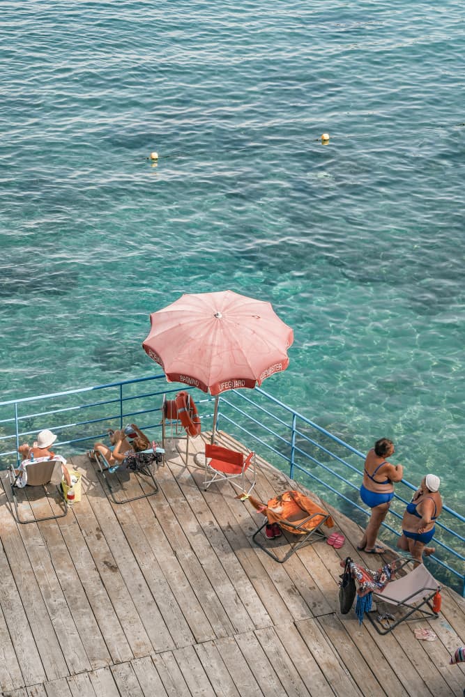 Seaside Pier Leisure by Henrike Schenk — canvas wall art