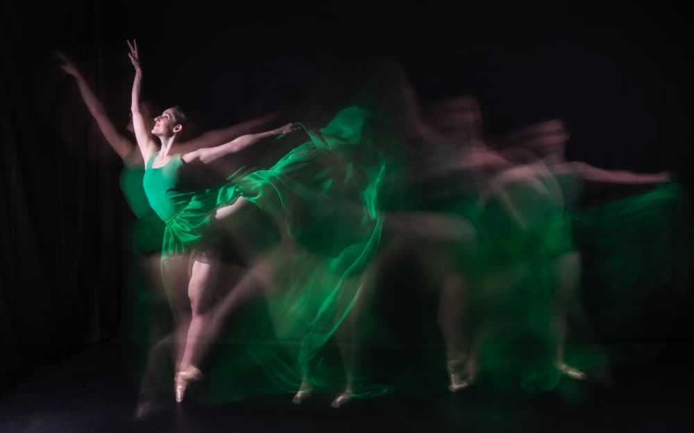 Graceful Dance Motion by Gila Koller — canvas wall art
