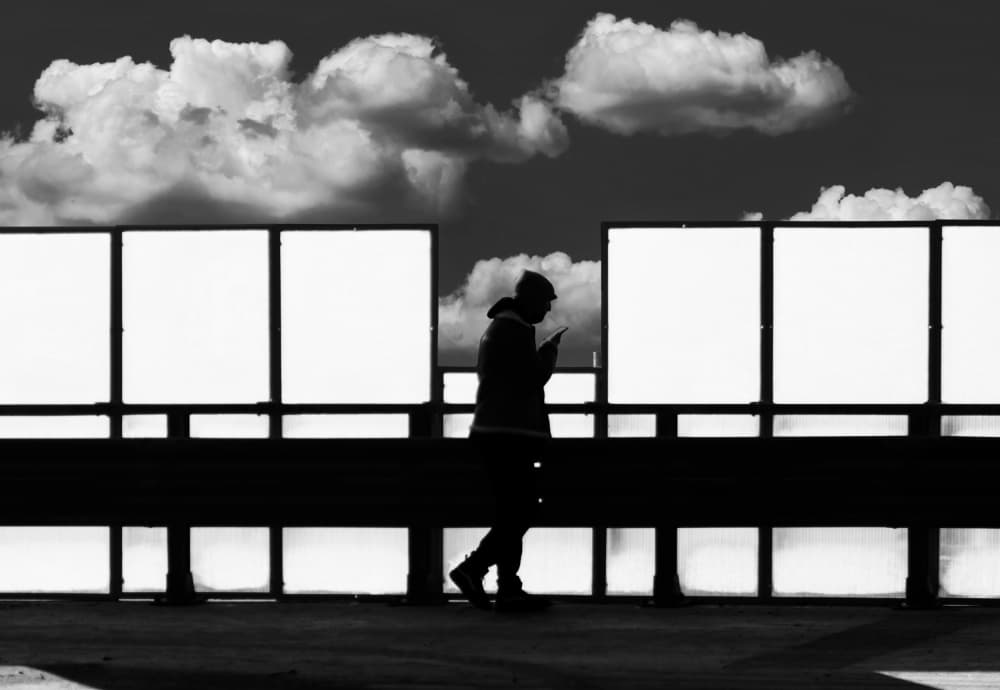 With head in the clouds. by Anna Niemiec — canvas wall art