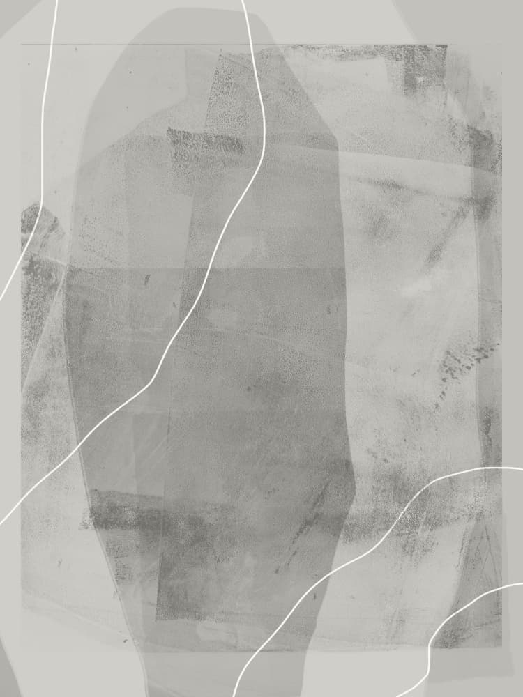 Fluid Grey Abstract by Dina Dankers — canvas wall art
