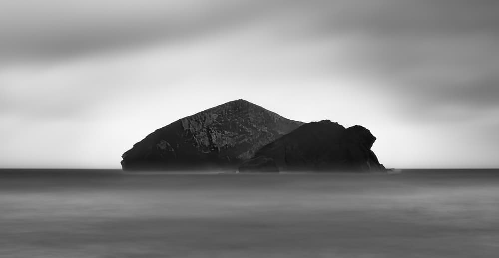 Solitary Island Seascape by Paulo Abrantes — canvas wall art
