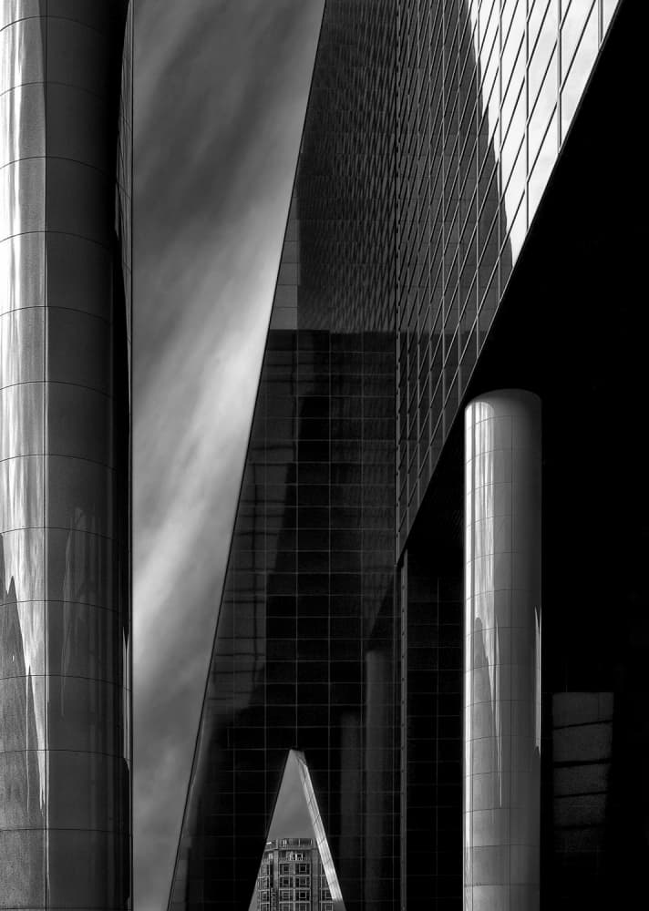 Sleek City Architecture by Yvette Depaepe — canvas wall art