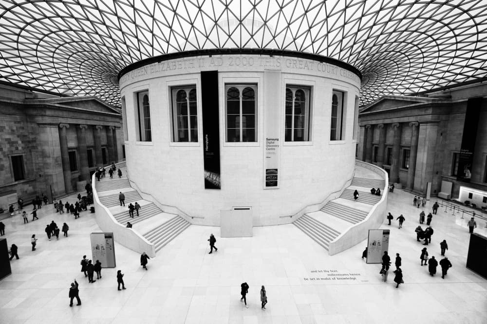 British Museum Great Court by Josefina Melo — canvas wall art