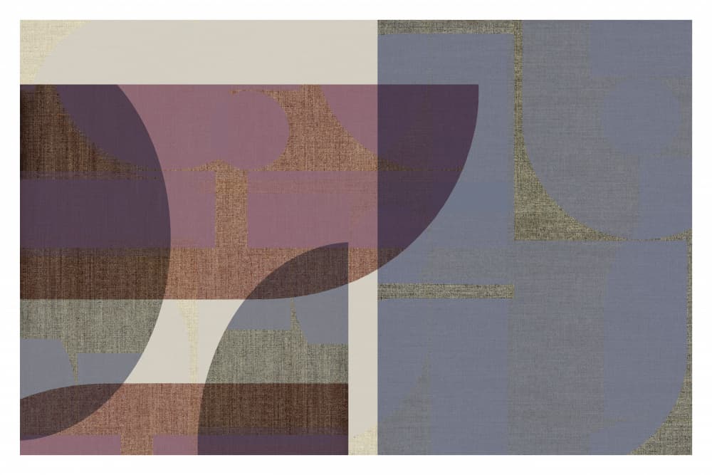 Serene Geometric Layers by cartissi — canvas wall art